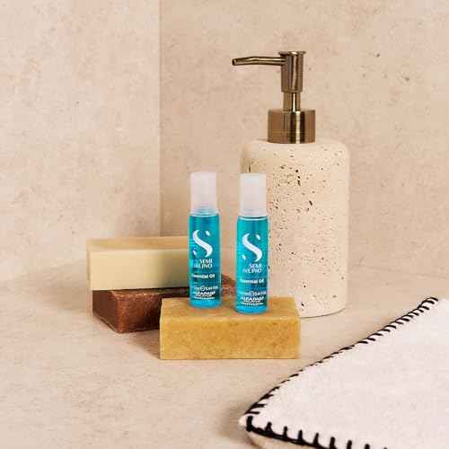 ALFAPARF MILANO Semi Di Lino Sublime Essential Hair Oil Treatment - Lightweight Hair Treatment for Glossy, Shiny Hair - Increase Softness and Luminosity - Color-Safe (12 Vials, 0.44 fl oz Each)