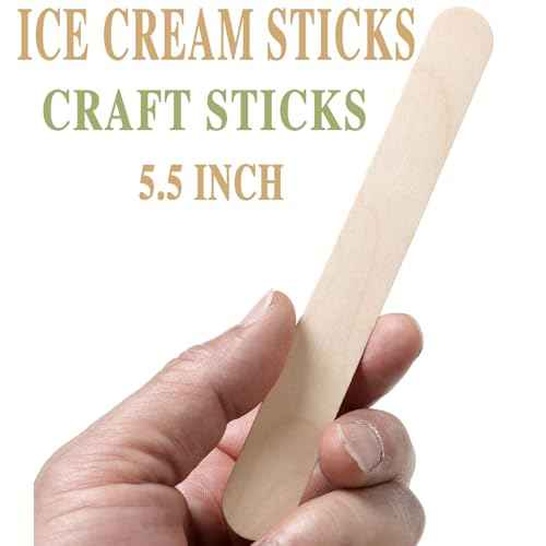 150PCS Waxing Sticks for Hair Removal - Borogo 5.5 inch Premium Splinter-Free Wooden Sticks for Waxing, Wax Stick for Body and Face Waxing
