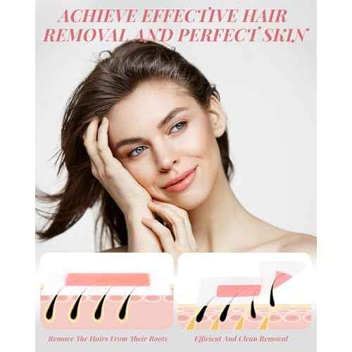 40PCS Facial Wax Strips for Hair Removal, Facial Hair Removal for Women, Waxing Kit for Women's Face, Bikini, Chest, Body, Arms, Legs, Back | 40ct Waxing Strips & 4 calming Oil Wipes