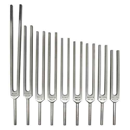 Chakra Tuning Forks Set of 9 Standard