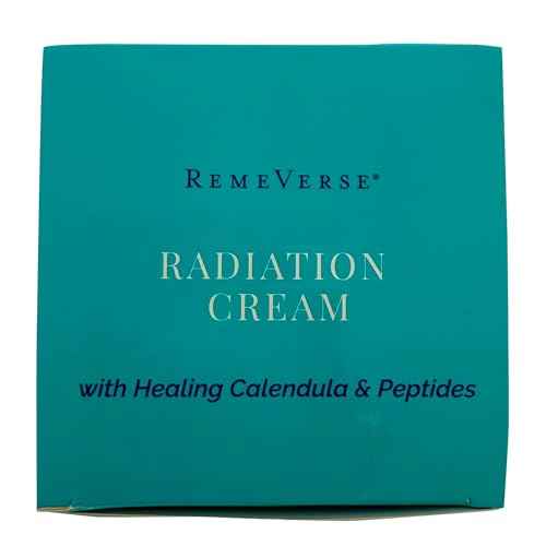 RemeVerse Radiation Cream – Unscented, Gentle, Hyaluronic Acid, Peptides & Calendula Cream for Burns, Soothing Skin and Hydrate Sensitive Skin, Radiation Treatment Skin Care – 6 fl oz