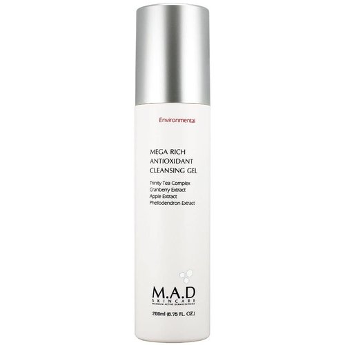 M.A.D Skincare Environmental Mega Rich Antioxidant Facial Cleansing Gel 6.75 oz.