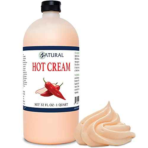 Zatural Hot Cream Muscle Rub Slimming Cream Body Wraps Belly and Skin Firming Professional Therapeutic Grade-Doctor Formulated (32 Ounce)