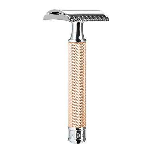 M?HLE TRADITIONAL R41 Double Edge Safety Razor (Open Comb) For Men - Perfect for Every Day Use, Barbershop Quality Close Smooth Shave