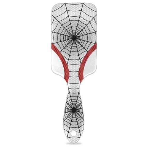 Detangler Hair Brush Hairbrush for Kids Boys Girls, Detangling Brush Smooth for Thin Long Curly Hair, Glide Through Tangles with Ease and Massage Scalp (White Eyes)