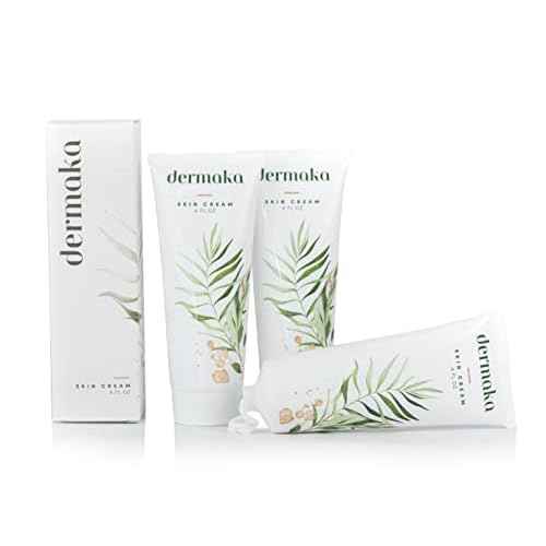 Dermaka All-Natural Arnica Skin Cream 4 oz 2 pack ? Dermatologist Tested Formula for Bruising, Swelling & Dryness ? Enriched with Chamomile, Green Tea & Vitamins A & E ? Smooth, Non-Greasy Texture