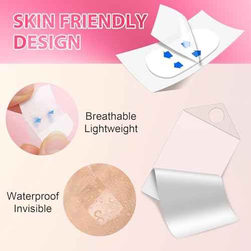 160PCS Face Lift Tape Invisible Face Tape Neck Lift Tape Lifting Instantly With String, Anti Wrinkle Facial Patches V-Shaped for Facial Wrinkles, for Dounle Chin Forehead Skin Firming & Lifting