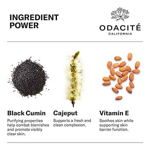 Odacit? Acne Serum Concentrate for Face, Pore Cleanser Facial Oil for Pimples with Black Cumin + Cajeput - Purifying Facial Serum with Vitamin A & Natural Ingredients - 0.17 Fl. Oz