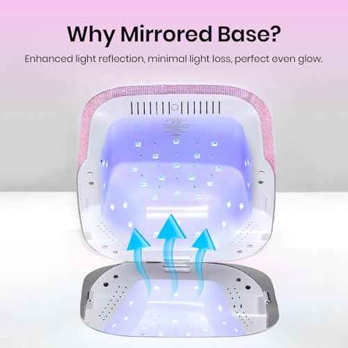 Beetles Uv Nail Lamp Cordless, Flash Cure Lamp for Gel Nails Polish Rechargeable Nail Lamp with 4 Modes Professional Low Heat Uv Led Lamp Nail Art Tools with Bag Manicured Gifts for Her
