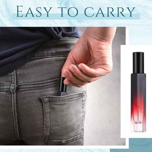 Domensi 40 Pcs 10ml Perfume Travel Refillable Bottles Glass Spray Bottle Perfume Atomizer for Cologne Dispenser Leak-proof Fragrance Bottles Atomizer Pump Bottle Kit