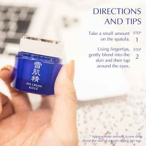 SEKKISEI Eye Cream, Ceramide and Collagen Boosting Moisturizing Cream, 0.07 Ounce