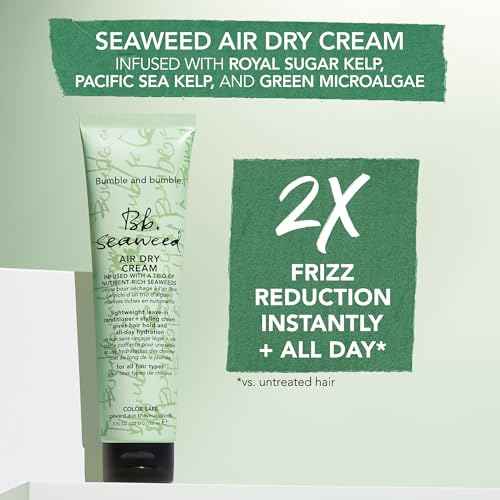 Bumble and bumble. Seaweed Nourishing Air Dry Hair Styling Cream| Leave-In Conditioner | Hydrating, Anti Frizz, Soft Hold, Color Safe | Curly, Wavy, Straight