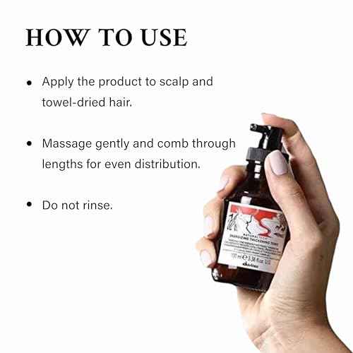 Davines Naturaltech ENERGIZING Thickening Tonic, Light Leave-In Treatment For Full-Bodied Shine, 3.38 Fl Oz