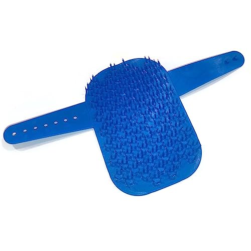 ZAVHOZ Anti Cellulite Body Massager Skin Care Anti-Aging Tool Tightening Toning Elasticity Lifting Brush Scrubber Blood Circulation Improving Exfoliating Shower Sauna Massaging Accessory (Blue)