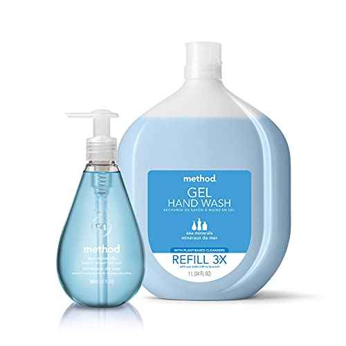 Method Gel Hand Soap, Pink Grapefruit, 12 ounce (Pack of 3)