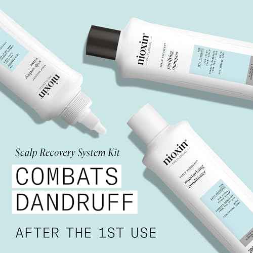 Nioxin Scalp Recovery Anti-Dandruff System Kit | For Itchy & Flaky Scalp | Pyrithione Zinc | Trial Size