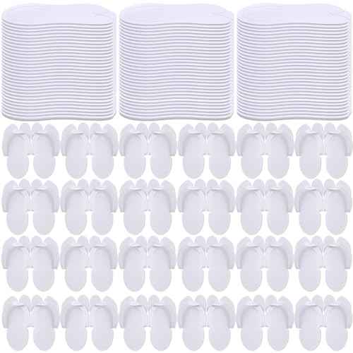 JaGely 90 Pairs Disposable Pedicure Slippers Bulk, Pedicure Flip Flops Disposable Anti Slip EVA Foam Spa Slippers Sandals for Guests Women Girls Kids Foot Bath Nail Salon Party Supplies