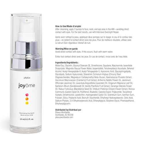 Plexus Joyome Illuminating Day Serum 30 Day Supply