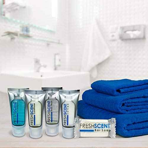 Freshscent Conditioner 1oz (200 Pack) Hotel Travel Size, Bulk Amenities and Toiletries for Hospitality
