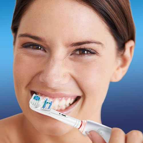 Dual Clean Replacement Brush Heads Compatible with Oral B Pro 1000,Vitality & Most Electric Toothbrush Models - 4 Count