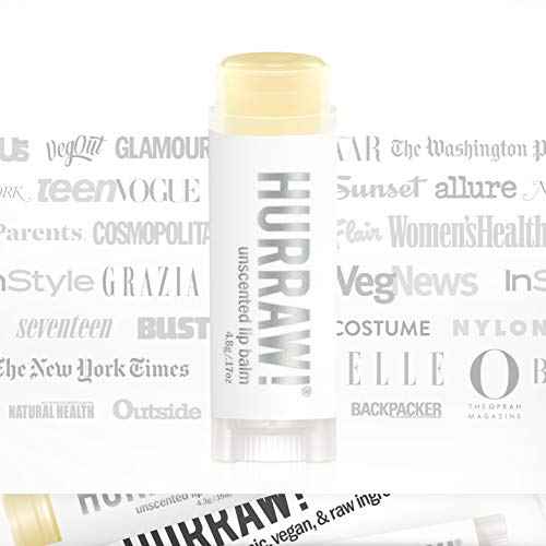 Hurraw! Lip Balms: Staff Favorites, 20 Balm Bundle Pack ? Organic, Certified Vegan, Cruelty and Gluten Free. Non-GMO, 100% Natural Ingredients. Bee, Shea, Soy and Palm Free. Made in USA