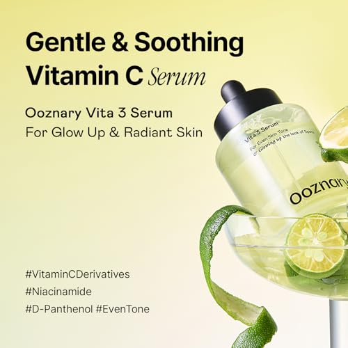 Vita 3 Serum with Vitamin C Derivatives and Niacinamide plus Glutathione for Uneven Skin Tone & Dull Skin | Korean Skin care | 1.69 fl.oz 50ml