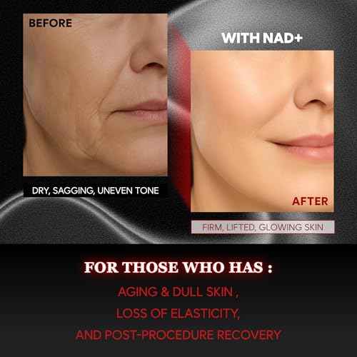 NAD+ Energy Revitalizing Cream - Premium Daily Moisturizer with NAD+ 50,000PPM, Resveratrol & 9 Growth Factor Complex