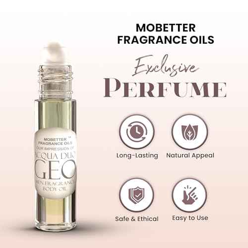 MOBETTER FRAGRANCE OILS Aqua Duo Geo Cologne Body Oil for Men (10ml Roll On)