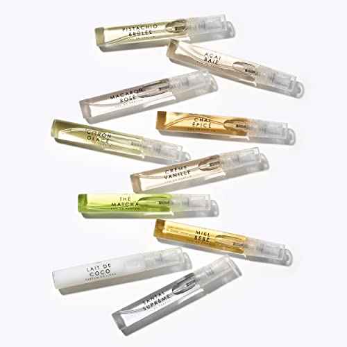 Le Monde Gourmand Parfum de Voyage 10 Piece Purse Spray Discovery Set - 0.23 fl oz (6.8 ml) Each Sample Fragrance