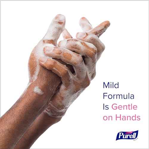 PURELL Antimicrobial Foaming Hand Soap, Light Fragrance, 1200 mL Refill for PURELL ES10 Automatic Soap Dispenser (Pack of 2) ? 8382-02