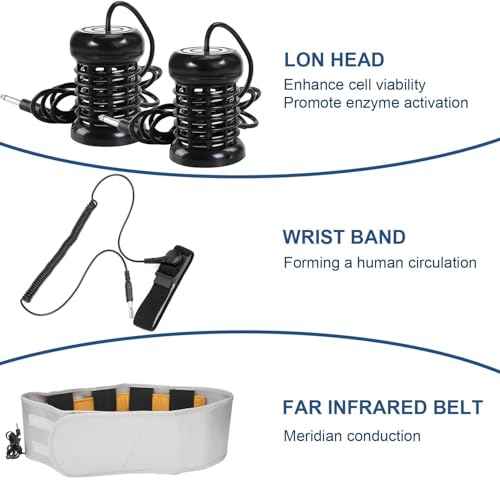 Ionic Foot Bath Detox Machine, Foot SPA Detox Cleanse Machine with 2 Arrays, Far Infrared Waistbelt, 80pcs Liners