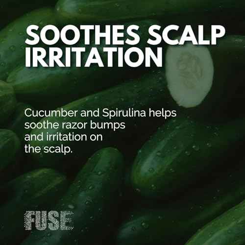 Fuse Sport Scalp Aftercare - Minimizes Oily Scalp - For Shaved scalps or Scalp Micropigmentation - Made in the USA-4oz (Pack of 2, Blue)