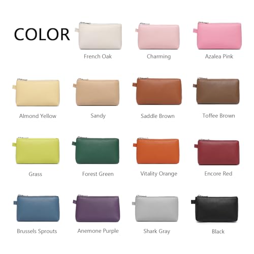 PU Leather Makeup Simple and Convenient Handbag Small Exquisite Storage Bag (Pu/Black)