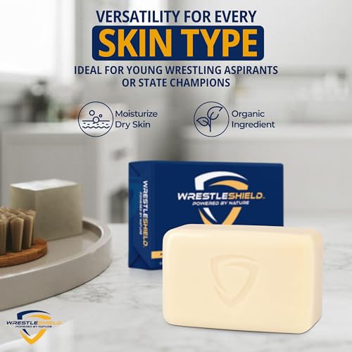 Bar Soap for Men & Women 2 Pack Deep Cleansing, Moisturizing & Odor Defense Soap Bars | Advanced Tea Tree & Eucalyptus Formula Body Soap Bar for Wrestlers, Athletes & Sports Enthusiasts
