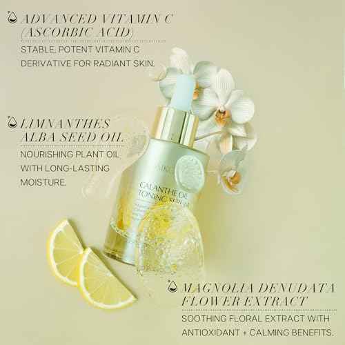 VRAIKO Gua Sha Face Oil Serum | 1st High-Altitude Calanthe Orchid Product | Detox, Plump, Anti-Oxidant, Soothing | Alpine Botanic, Cruelty Free, Natural, 1 fl oz