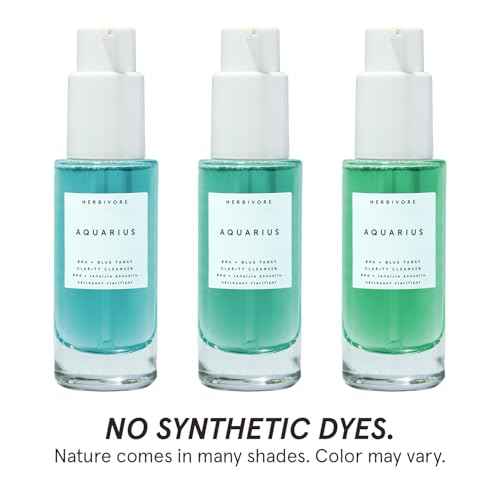 HERBIVORE Blue Besties Duo ? 2-Step Treatment for Acne-Prone Skin, Aquarius Cleanser (50 mL) & Blue Wave Serum (10 mL), Plant-Based, Vegan, Cruelty-Free