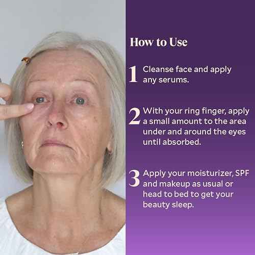 FI?RA Bakuchiol Firming Eye Cream - Designed Specifically For Mature Skin - Targets Wrinkles, Anti-Aging, Dark Spots, and Fine Lines - Hydrating and Rejuvenating Formula - 15 ML / 0.5 FL. OZ.