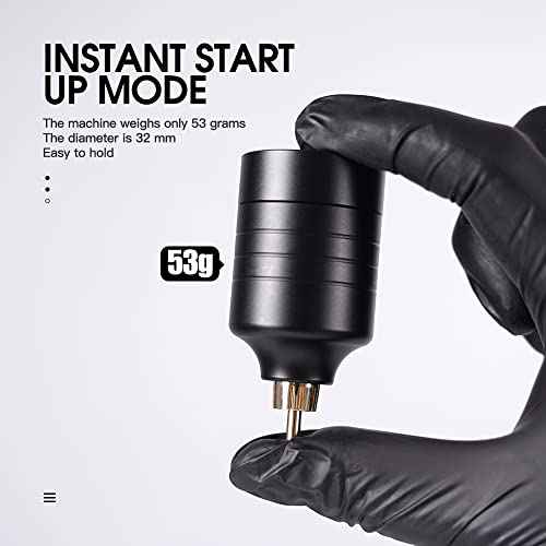 Dragonhawk Wireless Tattoo Kit 2 Batteries Tattoo Gun Kit Beginner Complete Tattoo Machine Pen Kit Pro Coreless Motor