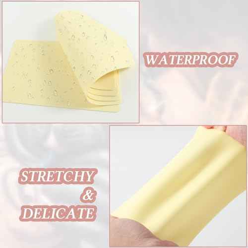 15Pcs Tattoo Practice Skin 3mm 7.68x11.61" Fake Skin Blank Double Sides Fake Tattoo Skin for Beginners and Experienced Artists