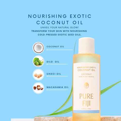 PURE FIJI Nourishing Exotic Coconut Body Oil, Coconut (7.7 fl oz/230ml)