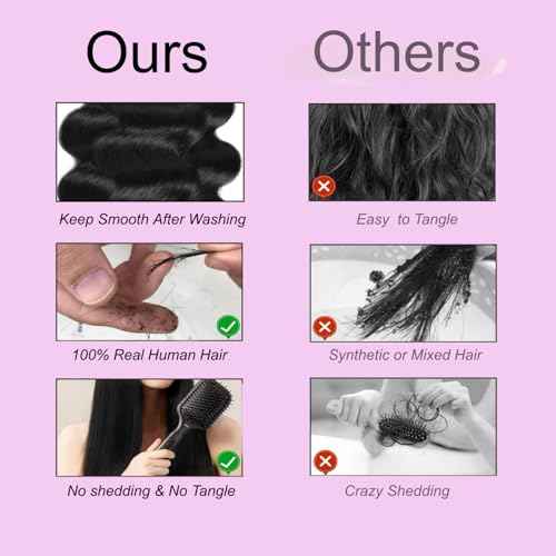 AZONA 16A Real Raw Bundles Body Wave Human Hair,No Tangle No Shedding Body Wave Bundles Human Hair,Triple The Lifespan Over Regular Virgin Hair Bundle,Silky And Soft 24 Inch