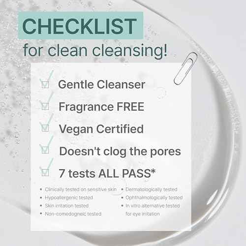 Illiyoon Gentle Deep Facial Cleanser | Low pH Gel-to-Foam Face Wash for Sensitive Skin, Hydrating Gel Cleanser & Daily Makeup Remover, Korean Skincare, 8.45 fl.oz.