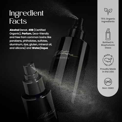 Alitura Presence Natural Fragrance ? Clean, Unisex Perfume for Men and Women with Sandalwood, Cardamom & Ylang Ylang ? Non-Toxic, Vegan, Long-Lasting Scent, 50 ml