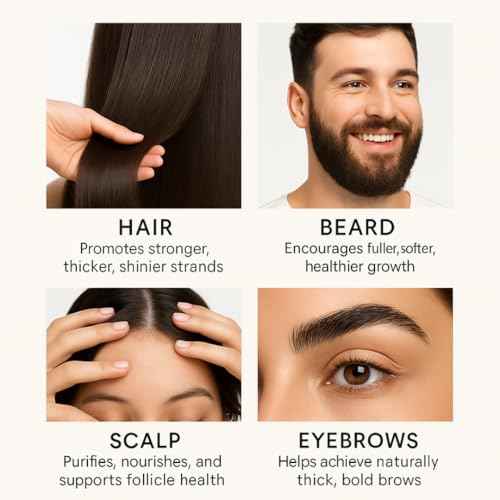 Clean Ingredients Hair Oil - Hair Serum,Natural Herbal Extract, Castor Oil Hair Loss, Rosemary,Coffee Scalp Stimulator Serum, Tik Tok