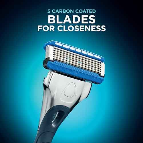 Wilkinson Sword Hydro 5 Skin Protection Regular ? Razor Blades for Men, Blue, Pack of 8