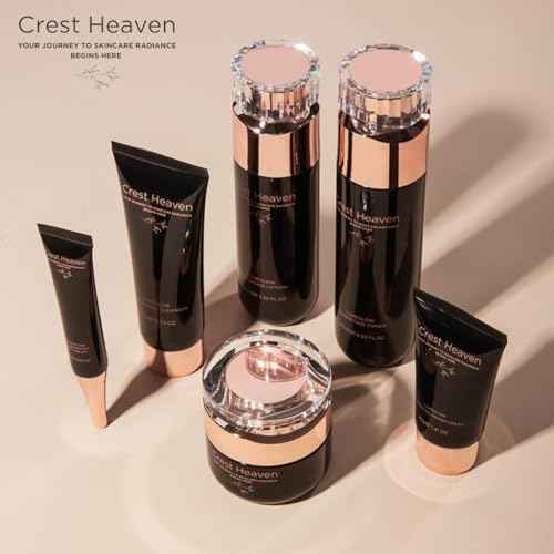 Women 6-Piece Facial Kit for Radiant Skin Care, Facial Care, Face Moisturizing and Anti-aging Skin Care luxeGlow