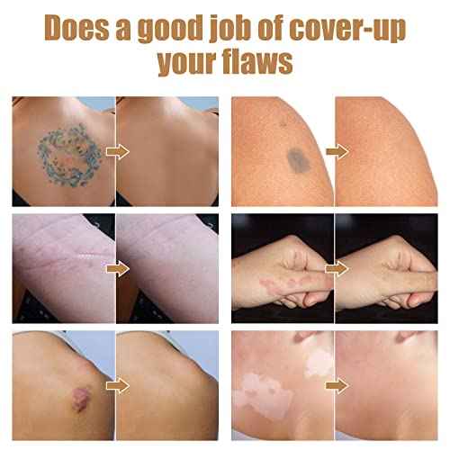 Tattoo-Cover-Up Concealer-Makeup Waterproof-Adjustable-Long-Lasting for-Tattoos-Scars-and-Other-Blemishes