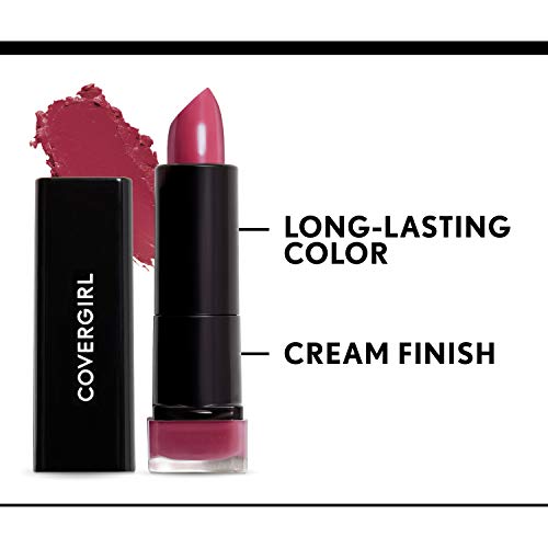 COVERGIRL Exhibitionist Lipstick Cream, Coffee Crave 275, Lipstick Tube 0.123 OZ (3.5 g)