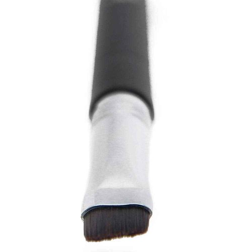 Professional Eyeliner Makeup Brush Set – 2pc Beauty Junkees Eye Liner Brushes Includes Angled Precision Gel Liner for Tightline, Pro Small Flat Definer, Precision Lash Liner, Brow Conceal for Defining