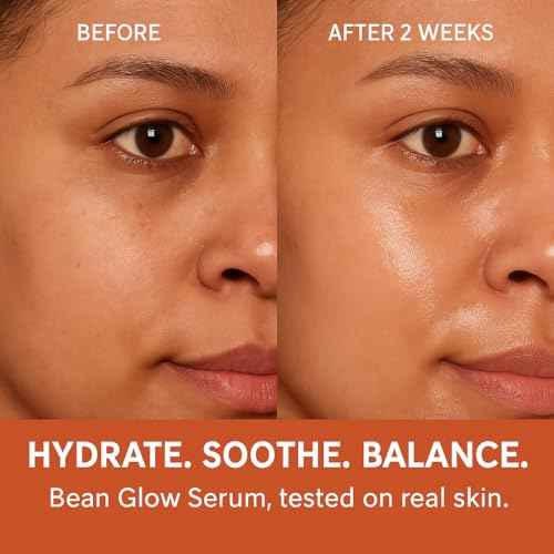 Snail Free Mucin Serum,Bean Essence 50,000ppm Korean skin care,Facial Glow Moisturizer for Glass skin? Hydrating Boost,Unscented Soothing Moisturizer? Strengthens Skin Barrier ? 1.01 fl.oz